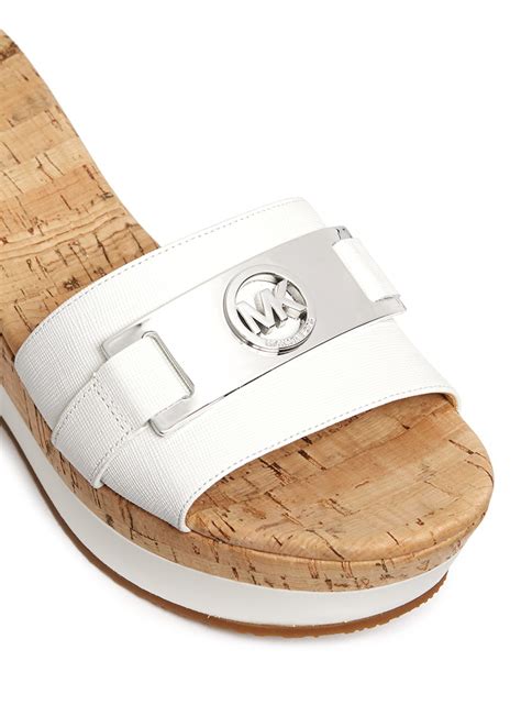 michael michael kors warren platform wedge white sandal canada|michael michael kors warren platform wedge sandals .